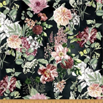 Hoffman California - Botanical Charm - Floral Fantasy, Onyx