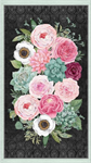 Wilmington Prints - Botanical Oasis - 24^ Floral Panel, Multi