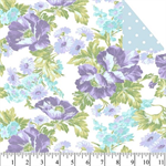 David Textiles - Quilted Fabric - Springtime Floral, White