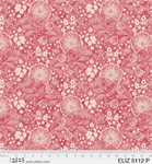 P & B Textiles - 108^ Elizabeth - Large Floral, Deep Pink