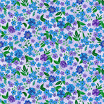 Blank Quilting - Luna Garden - Small Floral, Purple