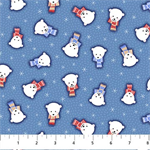 Patrick Lose - Bear Hugs Flannel - Bears w/Scarves, Multi