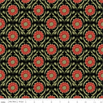 Riley Blake - Tangled Garden - Medallions, Black
