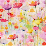 3 Wishes - Spring Into Beauty - Budding Wildflowers, Multi