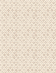 Wilmington Prints - Cocoa Sweet - Diamonds, Cream