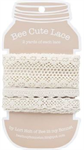 Lori Holt Lace - Vintage Lace Trim - 6 yards of 3 sizes, Natural