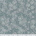 Marcus Fabrics - Moon Washed - Swirly Flowers, Blue