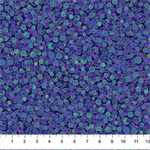 Northcott - Shimmer Basics - Multi Dot, Deep Sea