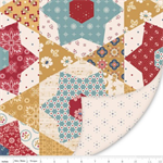 Riley Blake - Double Lush Velvet - Americana Stars, Multi