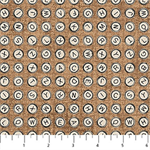 Northcott - My Type - Typewriter Key, Light Rust