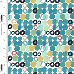 Studio E - Color Me Abstract - Polka Dot Abstract, Jade