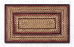 Braided Rug - Black Cherry/Choc/Cream, 20^ X 30^ (Rectangle)