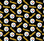 Fabric Traditions - NFL - 44^ Pittsburgh Steelers, Black
