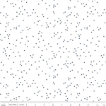 Riley Blake - Blossom, Navy Dots on White