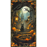 Robert Kaufman - Moon Spell - 24^ Fall Panel, Spooky