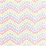 Moda - True Luck - Chevron, Coral