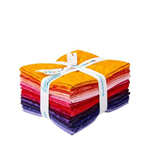 Riley Blake - Fat Quarter Bundle - Hand-Dyes Sunset Sorbet - 16 Pieces