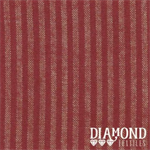 Diamond Textiles - Chatsworth Cabin Brushed - Stripes, Barn Red