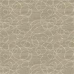 Benartex Project X - Modern Vintage: Treasured - Etched Glass, Taupe