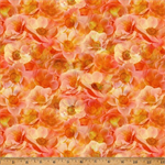 Hoffman California - Flourish - Packed Florals, Poppy