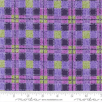 Moda - Pansy's Posies - Plaid, Amethyst