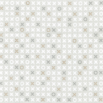 Robert Kaufman - Cozy Cotton Flannel - X's and O's, Dove