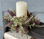 Candle Ring - Autumn Herbs 10^, Plum