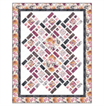 Northcott - Digital Quilt Top - Walk Thru The Garden - Featuring Vivian