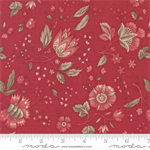 Moda - Joie De Vivre - Rural Jardin Florals, Rouge