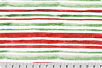 Shannon Fabrics - Cuddle Prints - Stripe, Red/Green