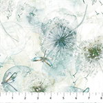 Northcott - Whisper - Open Seed Pods, Cream