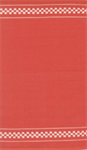 Moda - Rosie Toweling - 16^ Hemmed Edge - Woven Check, Red