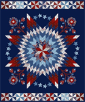 Marcus Fabrics - Star Struck - 36^ Lone Star Panel, Navy