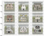 3 Wishes - White Cottage Farm - 36^ Village Panel, Multi