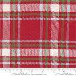 Moda - Classic Retro Toweling - 16^ Hemmed Edge - Holiday, Red