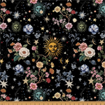 Hoffman California - Wish Upon the Night - Flowers & Sun, Black