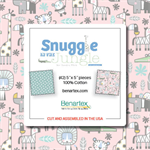 Benartex Traditions - Snuggle Into The Jungle Flannel - 5^ Squares