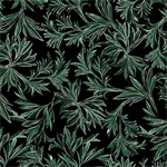 Kanvas Studio - Winterberry Floral - Winter Leaves, Black