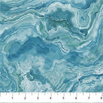 Northcott - Smooth Sailing - Wave Texture, Medium Blue