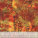 Anthology - Batiks Wild Thing - Cheetah, Flame