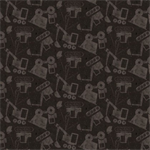 Windham Fabrics - Diggers & Dozers - Laod by Load, Dirt Black