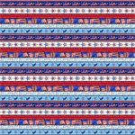 Studio E - Stars & Stripes Forever - Border Stripe, Multi