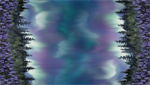 P & B Textiles - Aurora’s Passage - Northern Lights Double Border, Multi