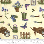 Moda - Violet Hill - Elements Gardening, Eggshell