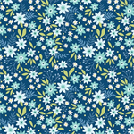 Benartex Traditions - Among the Wildflowers II - Primrose, Indigo