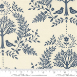Moda - Family Tree - Family Tree Damask, Warm White