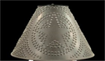 LAMP SHADE - TIN (STAR) BLACK 13^