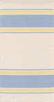 Moda - Summer Solstice Toweling - 18^ Hemmed Edge - Waterfall, Blue/Yellow