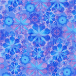 Robert Kaufman - Venice - Floral, Periwinkle