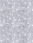 Wilmington Prints - Let it Snow-Man! - Snowflakes all Over, Gray